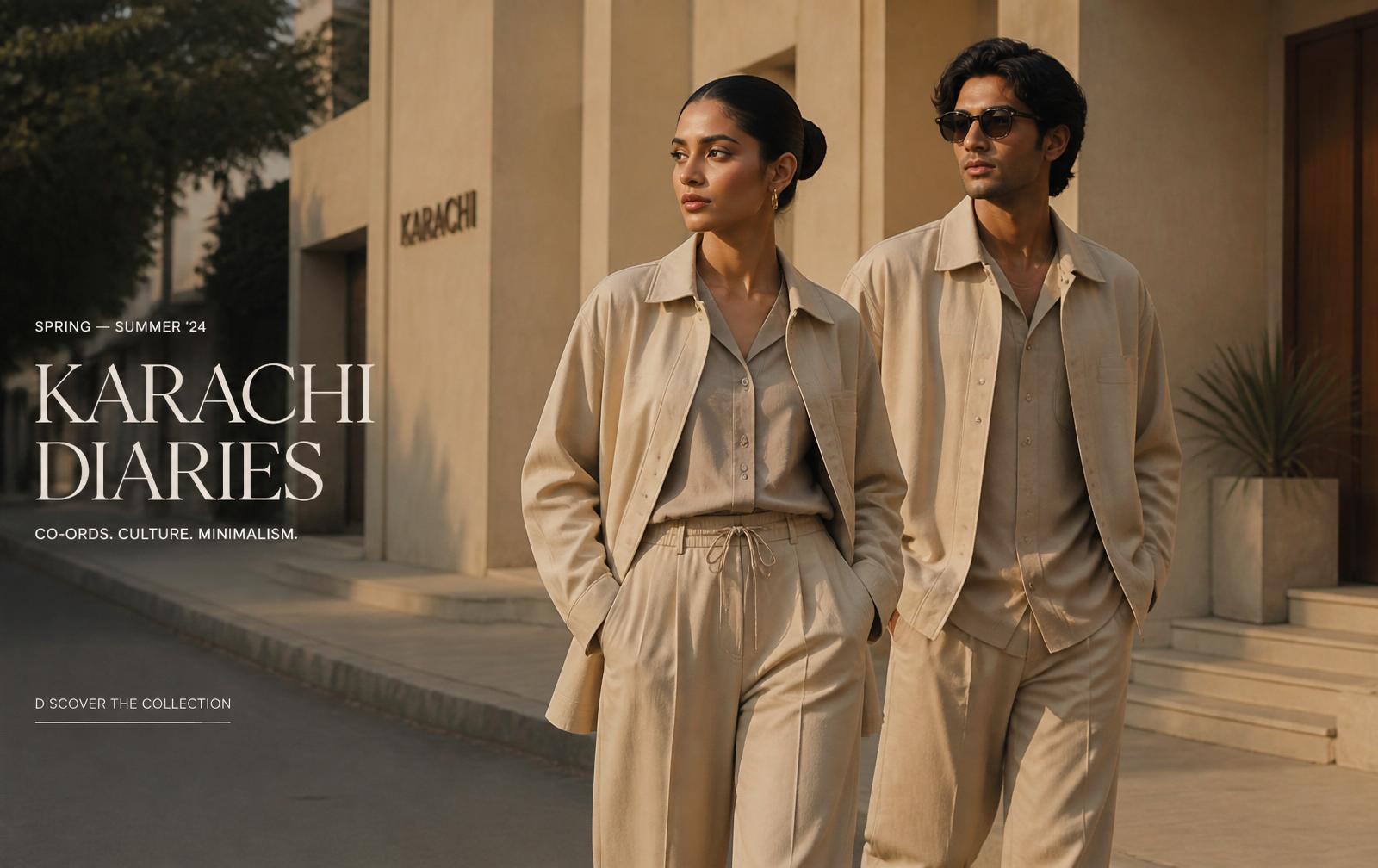 Karachi Diaries — Beatbob Spring/Summer co-ords